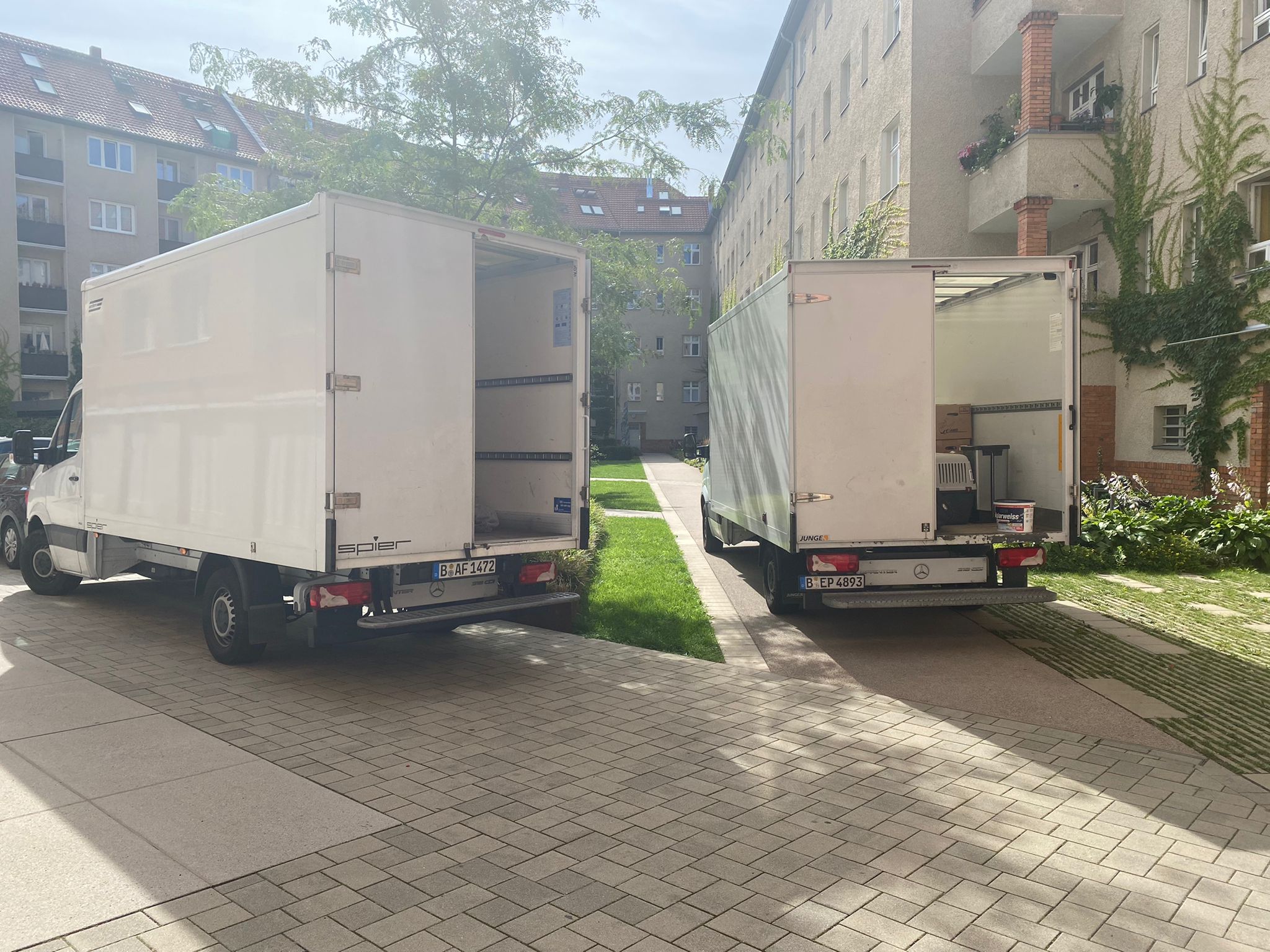 studentische umzugshelfer berlin mit lkw