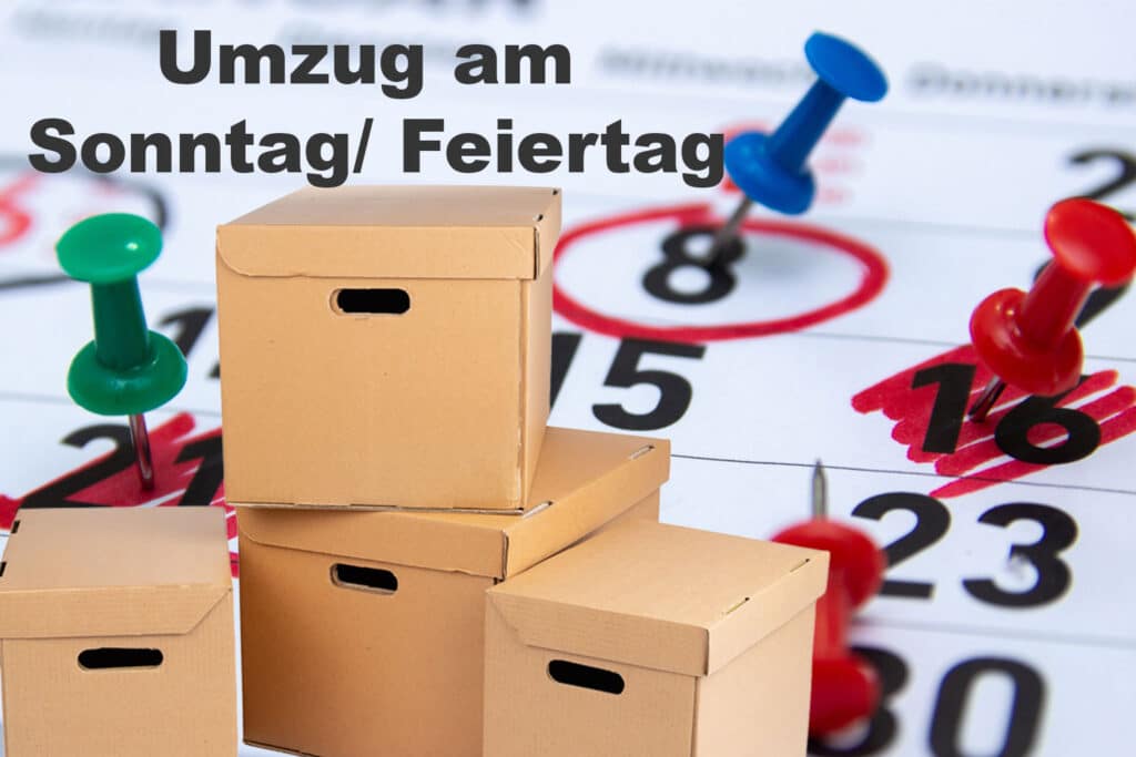 Umzug am Sonntag und Feiertag – Welche Vorschriften gelten?