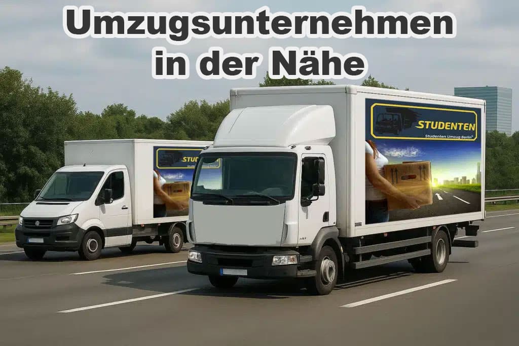 Umzugsunternehmen in der Nähe