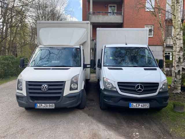 studenten umzug mit lkw